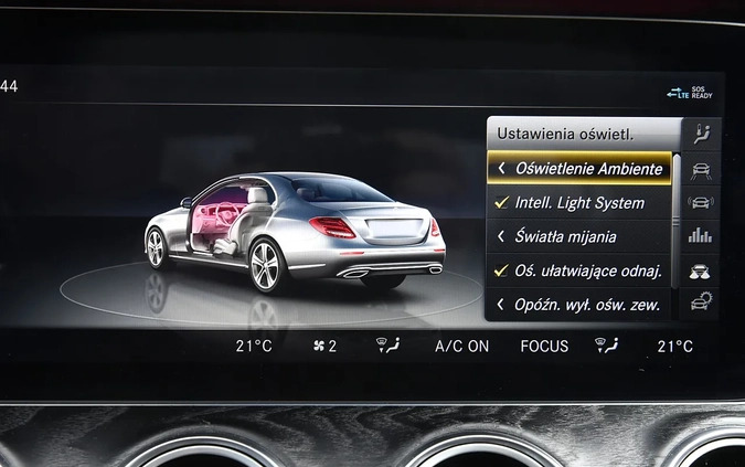 Mercedes-Benz Klasa E cena 137758 przebieg: 94947, rok produkcji 2017 z Ślesin małe 781
